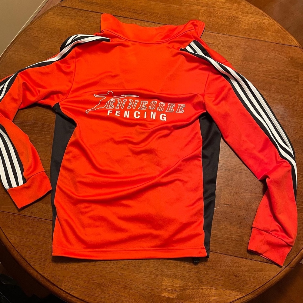 Adidas University of Tennessee Fencing Warmup Jacket.